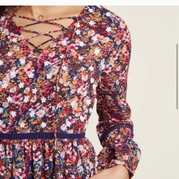 MODCLOTH Ravishing Matters Floral Maxi Dress 1X NEW - Picture 2 of 10